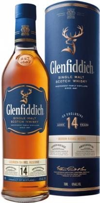Glenfiddich Distillery Bourbon Barrel Reserve 14 Year Single Malt Scotch (750ml) (750ml)