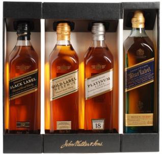 Johnnie Walker The Collection - Set of 4 Blended Scotch Whisky (200ml 4 pack) (200ml 4 pack)