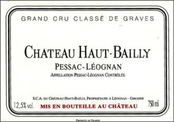 Chateau Haut Bailly Graves Pessac Leognan 2015