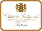 Chateau Suduiraut Sauternes Premier Cru Classe 2016