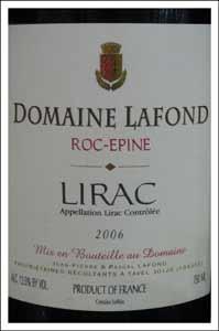 Domaine Lafond - Lirac Rouge 2019
