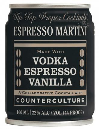 Tip Top Espresso Martini 4-Pack Cans (100ml 4 pack) (100ml 4 pack)