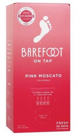 Barefoot Pink Moscato on Tap Box (3L Box) (3L Box)