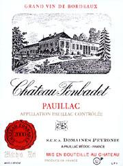 Chateau Fonbadet - Pauillac 2018