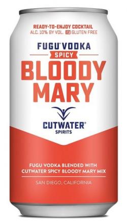 Cutwater Spirits Fugu Vodka Spicy Bloody Mary Cocktail (4 pack cans) (4 pack cans)