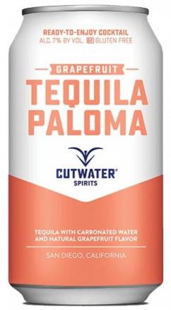 Cutwater Spirits Grapefruit Tequila Paloma Cocktail (4 pack cans) (4 pack cans)