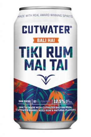 Cutwater Spirits Tiki Rum Mai Tai Cocktail (4 pack 12oz cans) (4 pack 12oz cans)
