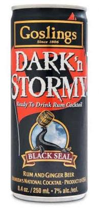 Gosling Darkn Stormy (4 pack cans) (4 pack cans)