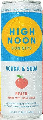 High Noon Peach Vodka & Soda (4 pack cans) (4 pack cans)
