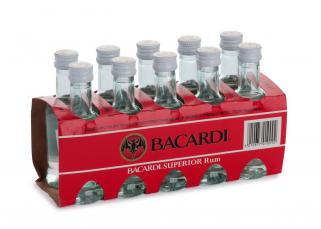 Bacardi Silver Rum 10-Pack (50ml 10 pack) (50ml 10 pack)