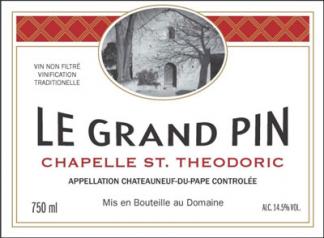 Chapelle St. Theodoric - Le Grand Pin Chateauneuf-du-Pape 2012 (1.5L)