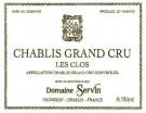Domaine Servin Les Clos Chablis Grand Cru 2018