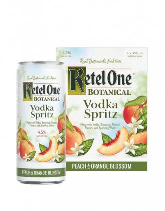 Ketel One Botanical Peach & Orange Blossom Vodka Spritz 4-Pack (4 pack cans) (4 pack cans)