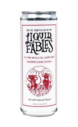 Liquid Fables Town and Country Mouse Blueberry And Basil Cocktail 4-Pack (4 pack cans) (4 pack cans)