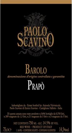 Paolo Scavino - Prapo Barolo 2016 (1.5L)