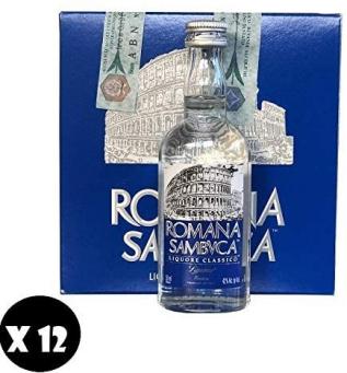 Romana Sambuca Liquore Classico 12-Pack (50ml 12 pack) (50ml 12 pack)