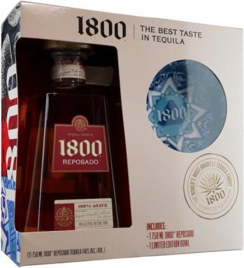 1800 Tequila Reposado with Serving Bowl Gift Set (750ml) (750ml)