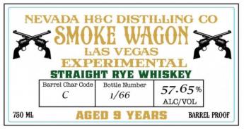 Smoke Wagon - 9 Years Experimental Barrel Char Code C Rye Whiskey (750ml) (750ml)