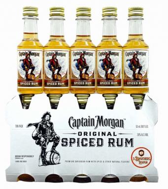 Captain Morgan Original Spiced Rum 10-Pack (50ml 10 pack) (50ml 10 pack)